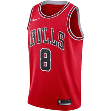 Load image into Gallery viewer, 8 - Men's Nike Zach LaVine Red Chicago Bulls Replica Swingman Jersey - Icon Edition - Red