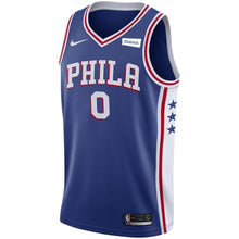 Load image into Gallery viewer, 0 - Men's Nike Jerryd Bayless Royal Philadelphia 76ers Swingman Sponsor Patch Jersey - Icon Edition - Royal