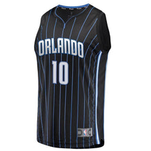 Load image into Gallery viewer, 10 - Men's Fanatics Branded Evan Fournier Black Orlando Magic Fast Break Replica Jersey - Statement Edition - Black