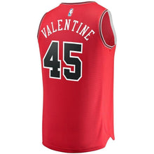 Load image into Gallery viewer, 45 - Men's Fanatics Branded Denzel Valentine Red Chicago Bulls Fast Break Replica Jersey - Icon Edition - Red