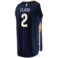 Load image into Gallery viewer, 2 - Men's Fanatics Branded Ian Clark Navy New Orleans Pelicans Fast Break Replica Player Jersey - Icon Edition - Navy