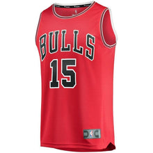 Load image into Gallery viewer, 15 - Men's Fanatics Branded Ryan Arcidiacono Red Chicago Bulls Fast Break Road Replica Player Jersey - Icon Edition - Red