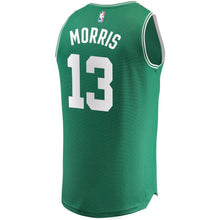 Load image into Gallery viewer, 13 - Men's Fanatics Branded Marcus Morris Green Boston Celtics Fast Break Replica Player Jersey - Green