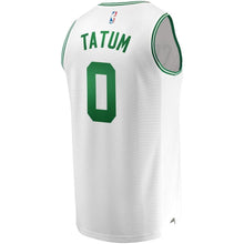 Load image into Gallery viewer, 0 - Men's Fanatics Branded Jayson Tatum White Boston Celtics Fast Break Replica Jersey - Association Edition - White