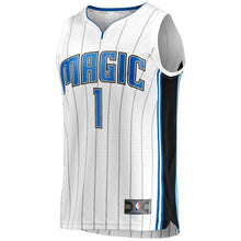 Load image into Gallery viewer, 1 - Men's Fanatics Branded Jonathan Isaac White Orlando Magic Fast Break Jersey - Association Edition - White