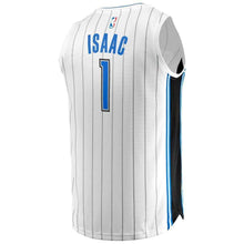 Load image into Gallery viewer, 1 - Men's Fanatics Branded Jonathan Isaac White Orlando Magic Fast Break Jersey - Association Edition - White