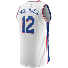 Load image into Gallery viewer, 12 - Men's Fanatics Branded T.J. McConnell White Philadelphia 76ers Fast Break Jersey - Association Edition - White