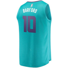 Load image into Gallery viewer, 10 - Men's Fanatics Branded Jaylen Barford Teal Charlotte Hornets Fast Break Replica Jersey – Icon Edition  - Aqua